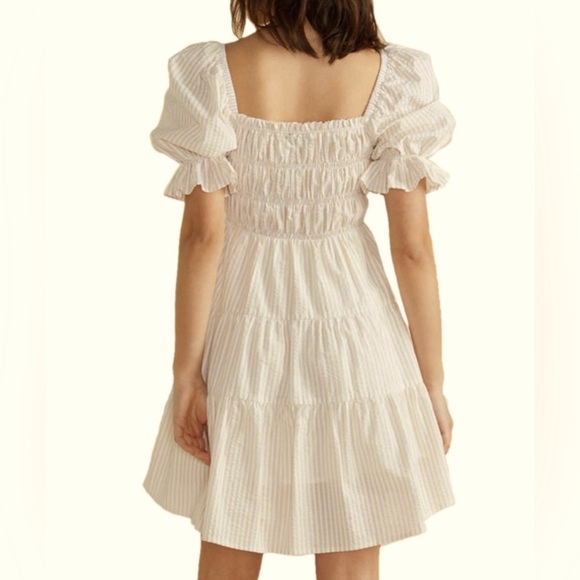 MINKPINK LUNE MINI DRESS - WHITE / BEIGE
  Regular Price $139.00(NWOT) New - Picture 3 of 6